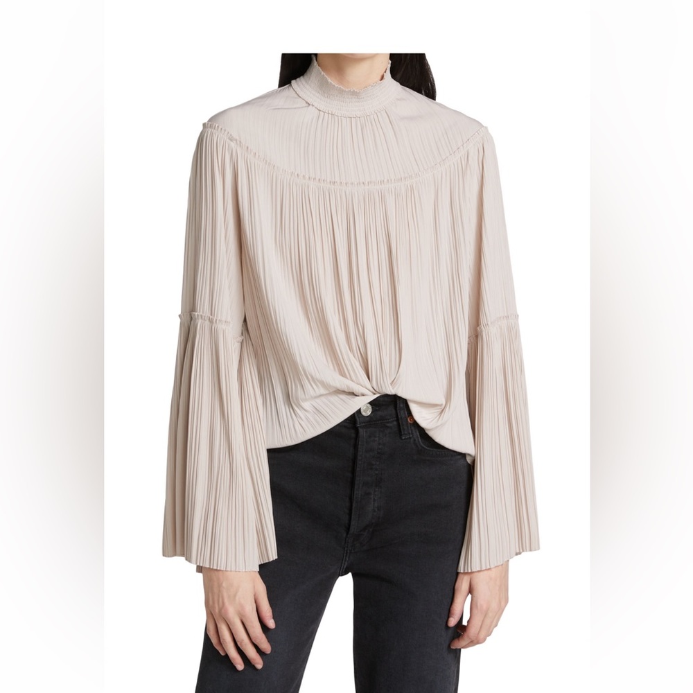NWOT A.L.C Tessa Pleated Pullover Top Size 6